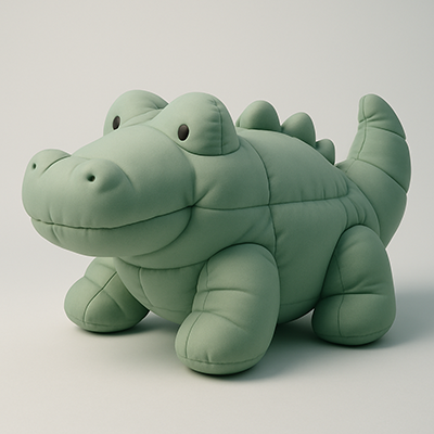 Objet moelleux : étude visuelle d’un volume gonflé et textile