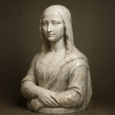 Changer de style : buste en marbre